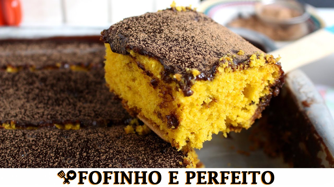 O MELHOR BOLO DE CENOURA - RECEITAS QUE AMO