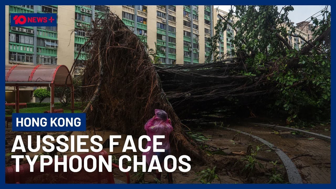 Australians Share Their Fears as Super Typhoon Ragasa Causes Havoc Across Hong Kong | 10 News+