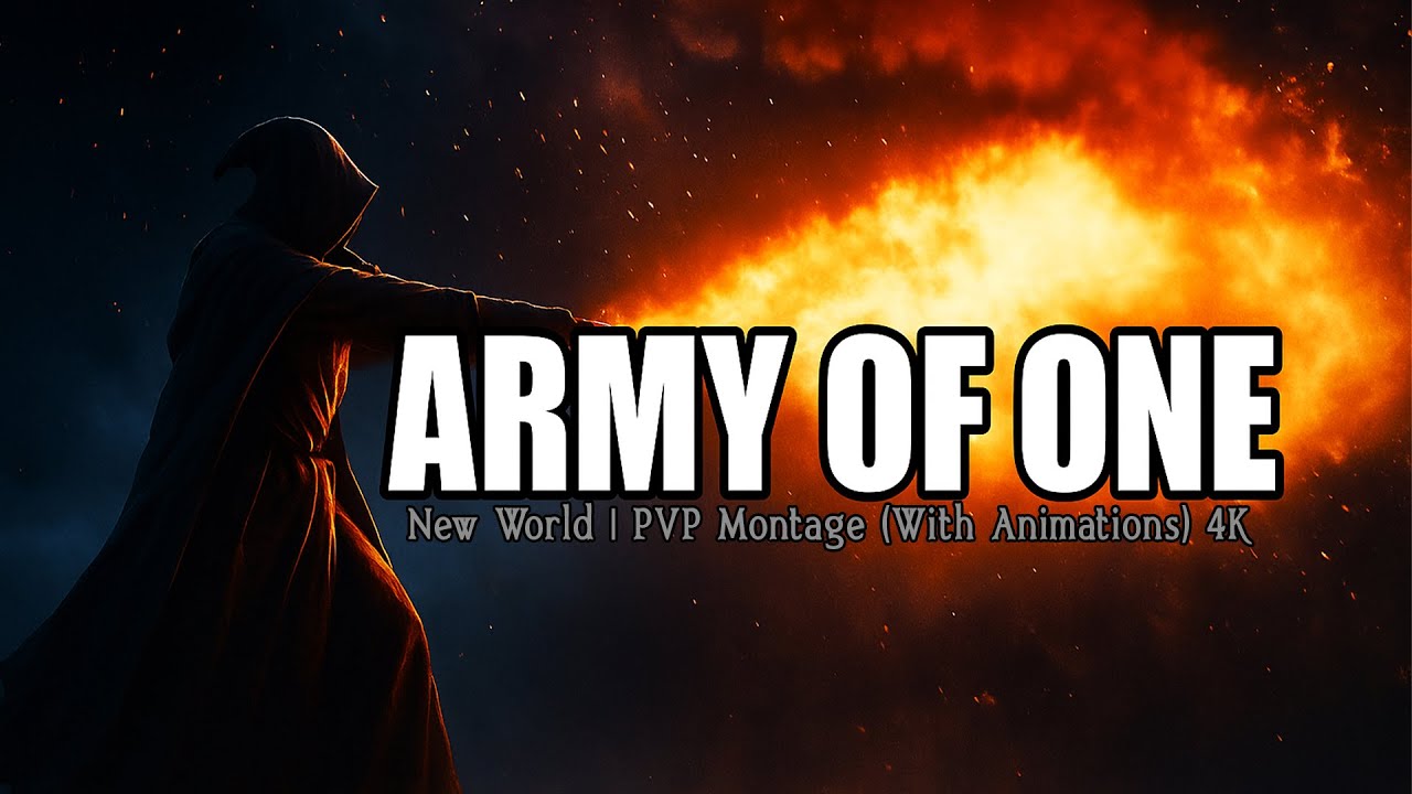 ARMY OF ONE | New World PVP Montage with Animations 4K
