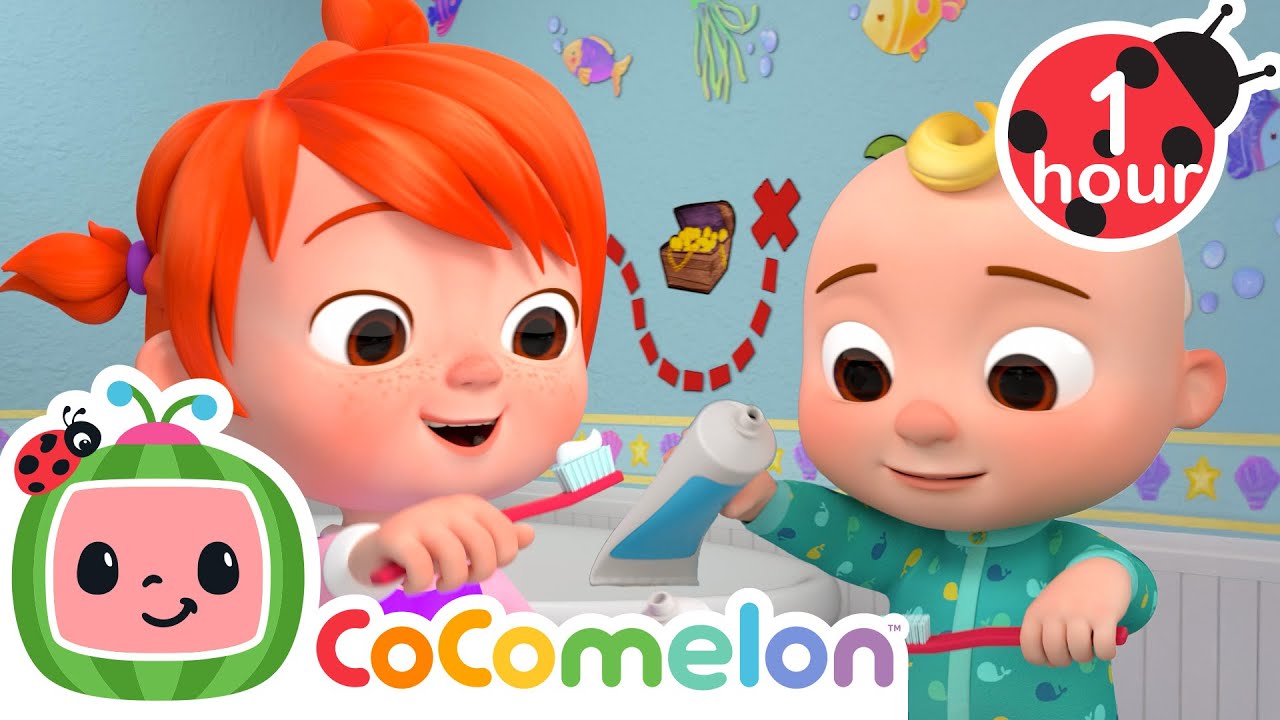 Healthy Habits ✨ Brush, Brush Your Teeth! 🦷🪥 Cocomelon | Community Corner 🌸| Kids Sing and Play