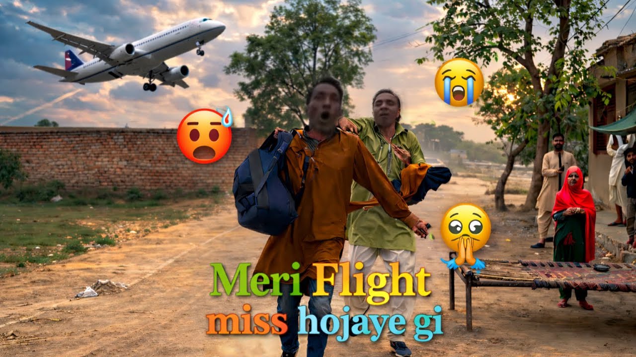 “Flight Se Pehle Kapray Silwana… Sabse Bari Ghalti 😂✈️”  New Comedy Show by Rashid kamal 
