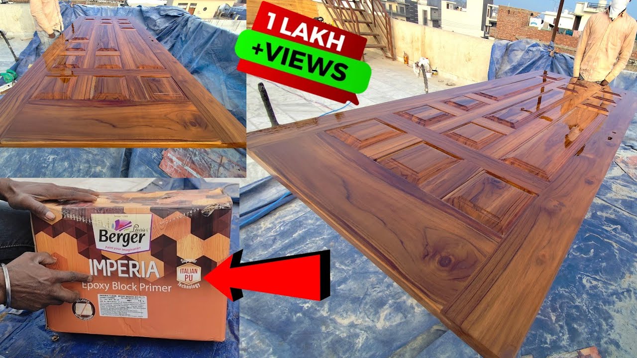 😱(Berger) How To polish Wood - पोलिश करने का सही तरीका का है | #luxury #polish #West #viral #video 😱