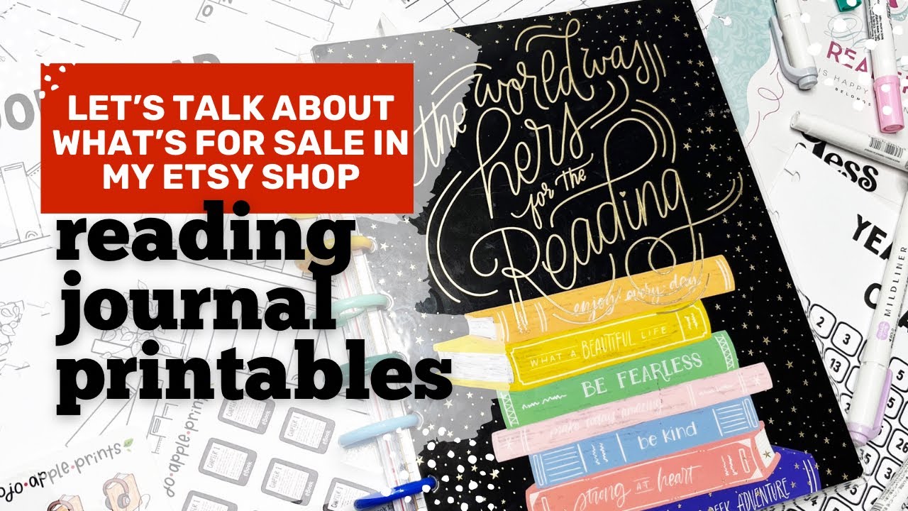 It’s official! I’m selling my Reading Journal Printables! || let’s talk about them.