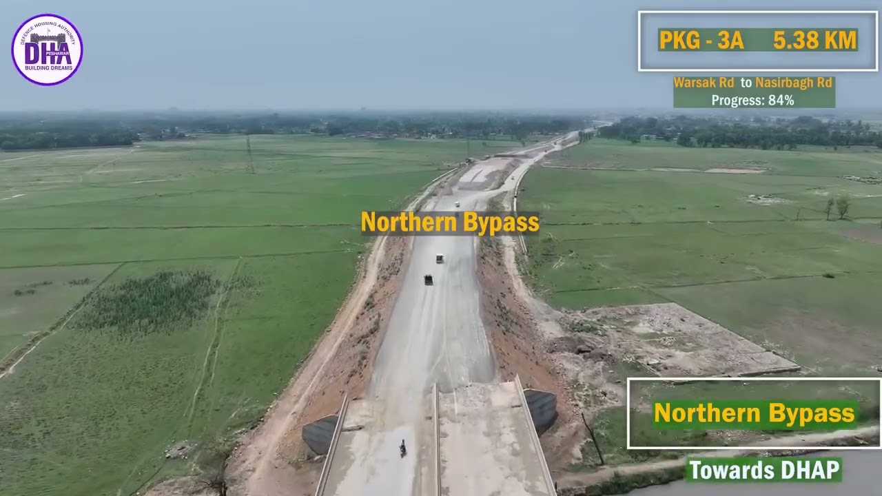 Dha peshawar access | Dha Peshawar from motorway | Dha on Northern bypass