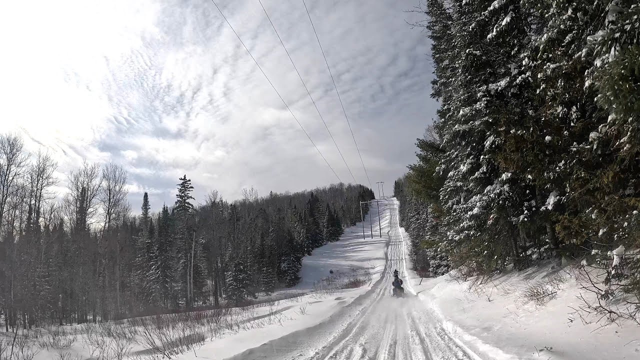 Maine snowmobile trip Feb 22, 2025