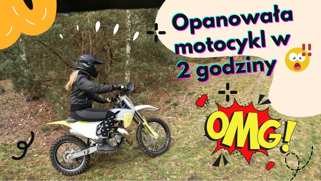 To jest progress! Pierwsze enduro po 2 godzinach szkolenia :O