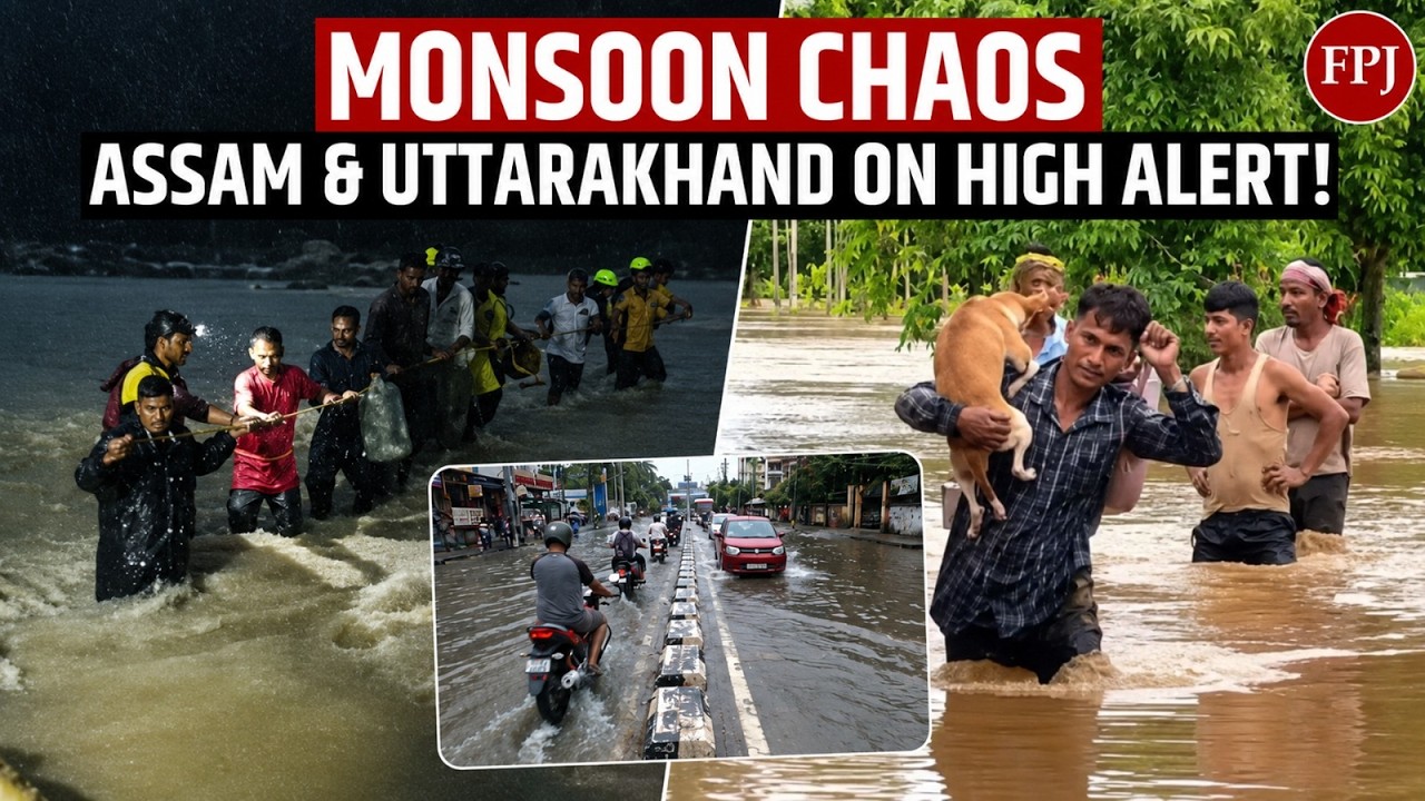 Monsoon Fury: Assam Floods, Uttarakhand On Alert | Char Dham Yatra Suspended!