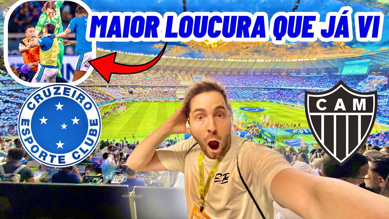 23 EXPULSÕES, CONFUSÃO GENERALIZADA E CRUZEIRO CAMPEÃO MINEIRO/ Cruzeiro 1 x 0 Atlético-MG