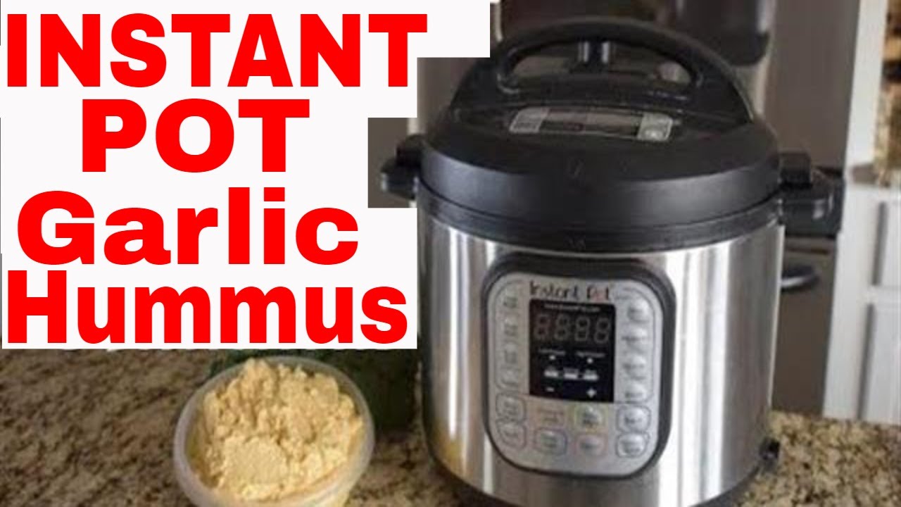 👉EASY GARLIC HUMMUS👈 Epic Instant Pot Recipe #instantpothummus