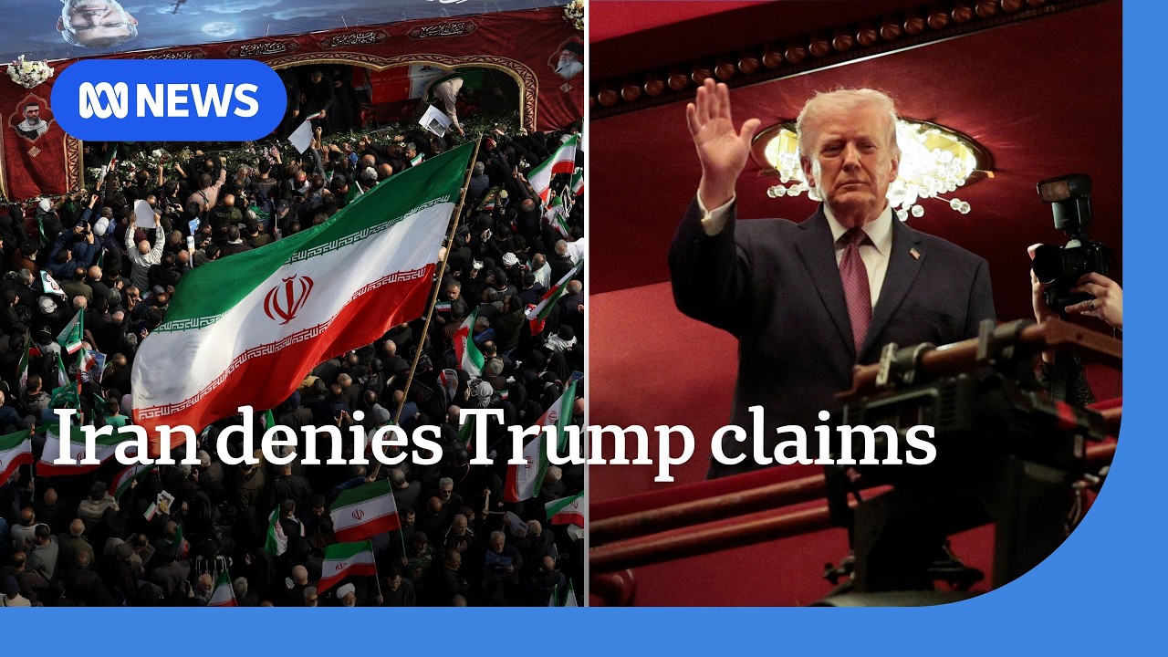 Iran denies Trump's claims Tehran asked for ceasefire | ABC NEWS