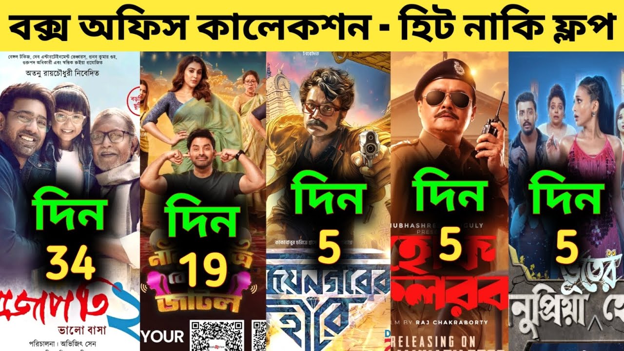 Projapoti 2 Box Office,Vijaynagar Hire,Nari Choritro Bejai Jotil,Hok Kolorob,Bhanupriya Bhooter