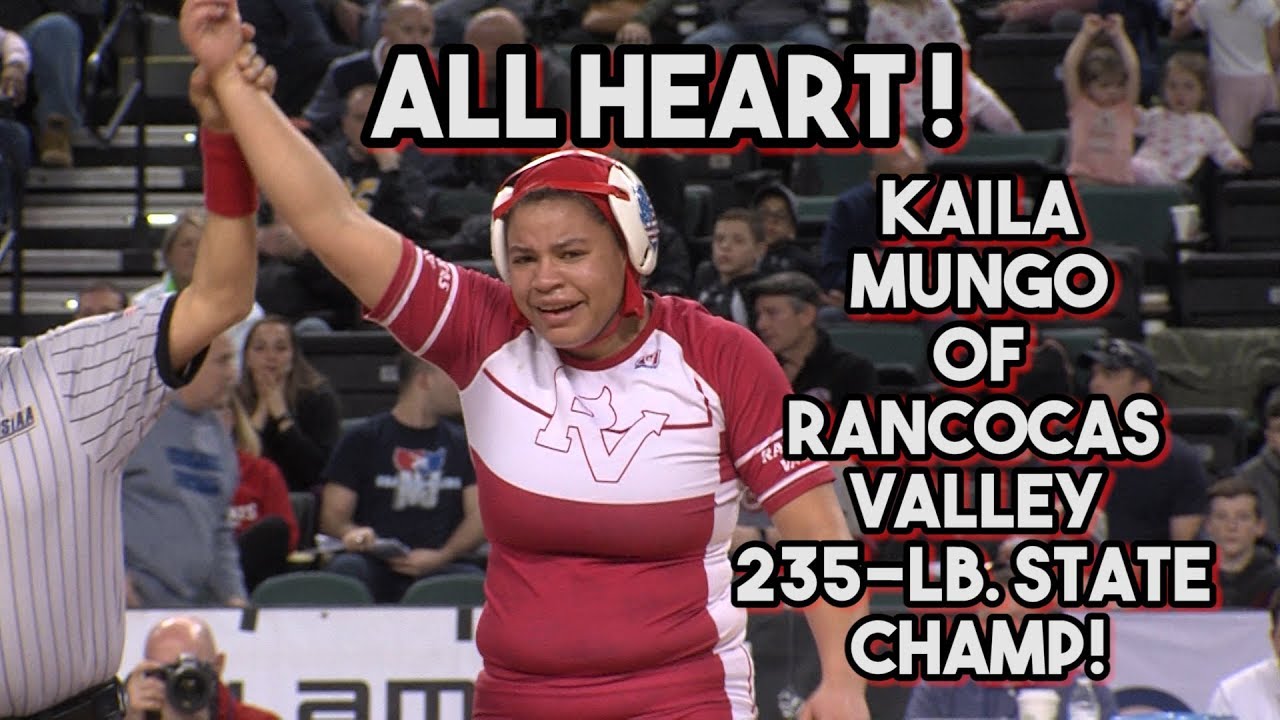 Rancocas Valley's Kaila Mungo Wins 235-Pound State Championship