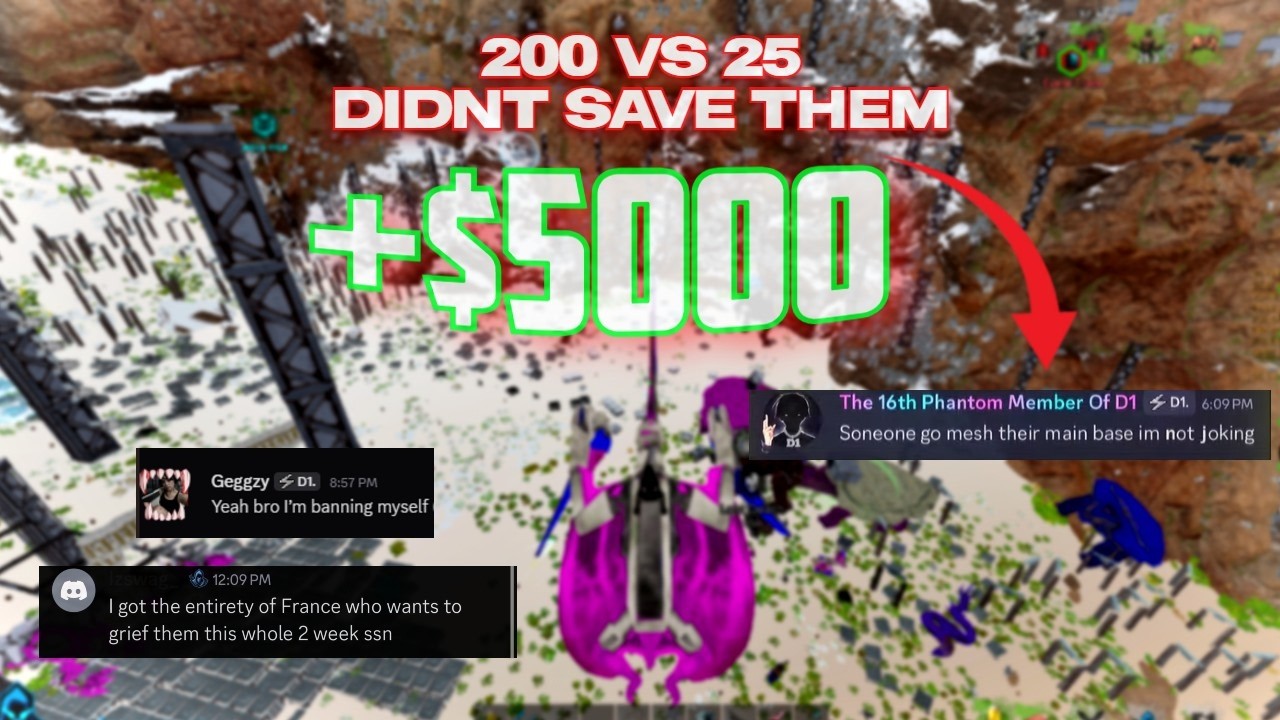Getting paid $5000 to wipe delusional robots (The south is on fire 😱🧊🧯) Ark Ascended PvP | Rogue 15M