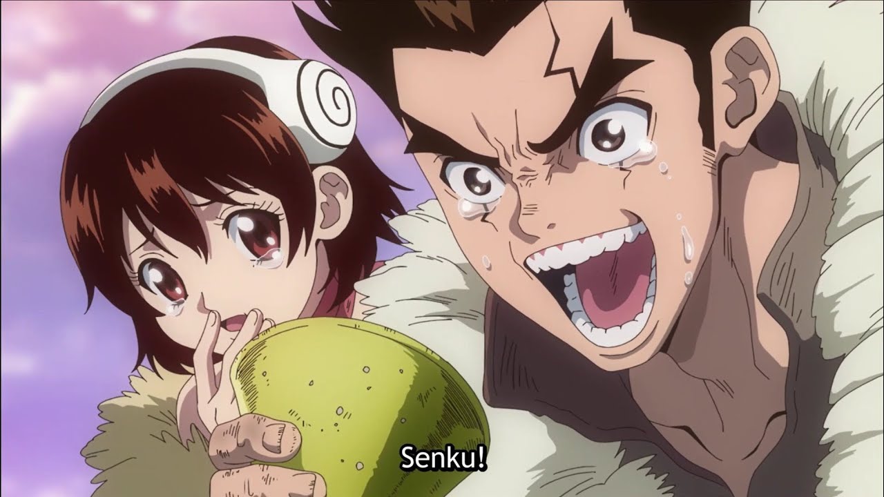 Senku Taiju and Yuzuriha Reunion | Dr. Stone S2 E2