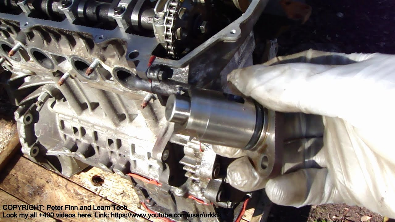How to assemble engine VVT-i Toyota Part 32: Tensioner timing chain