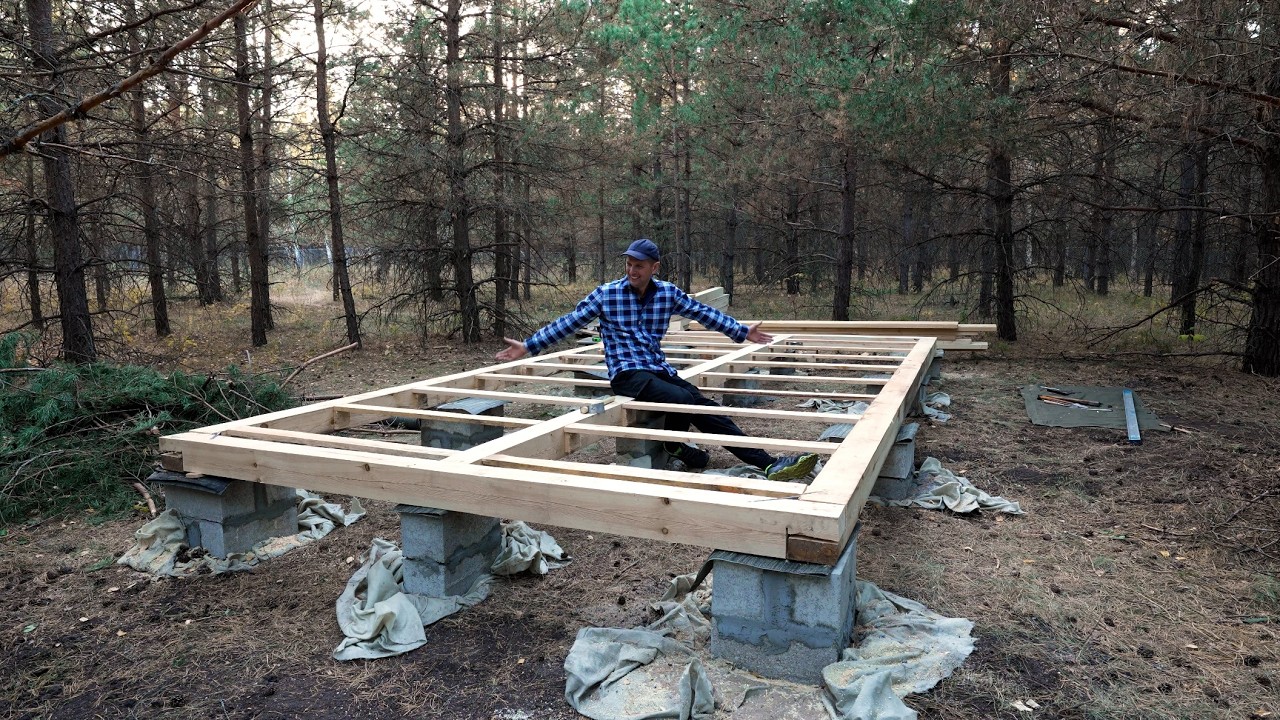 HOW to BUILD a Big Frame CABIN One by One from Start to Finish