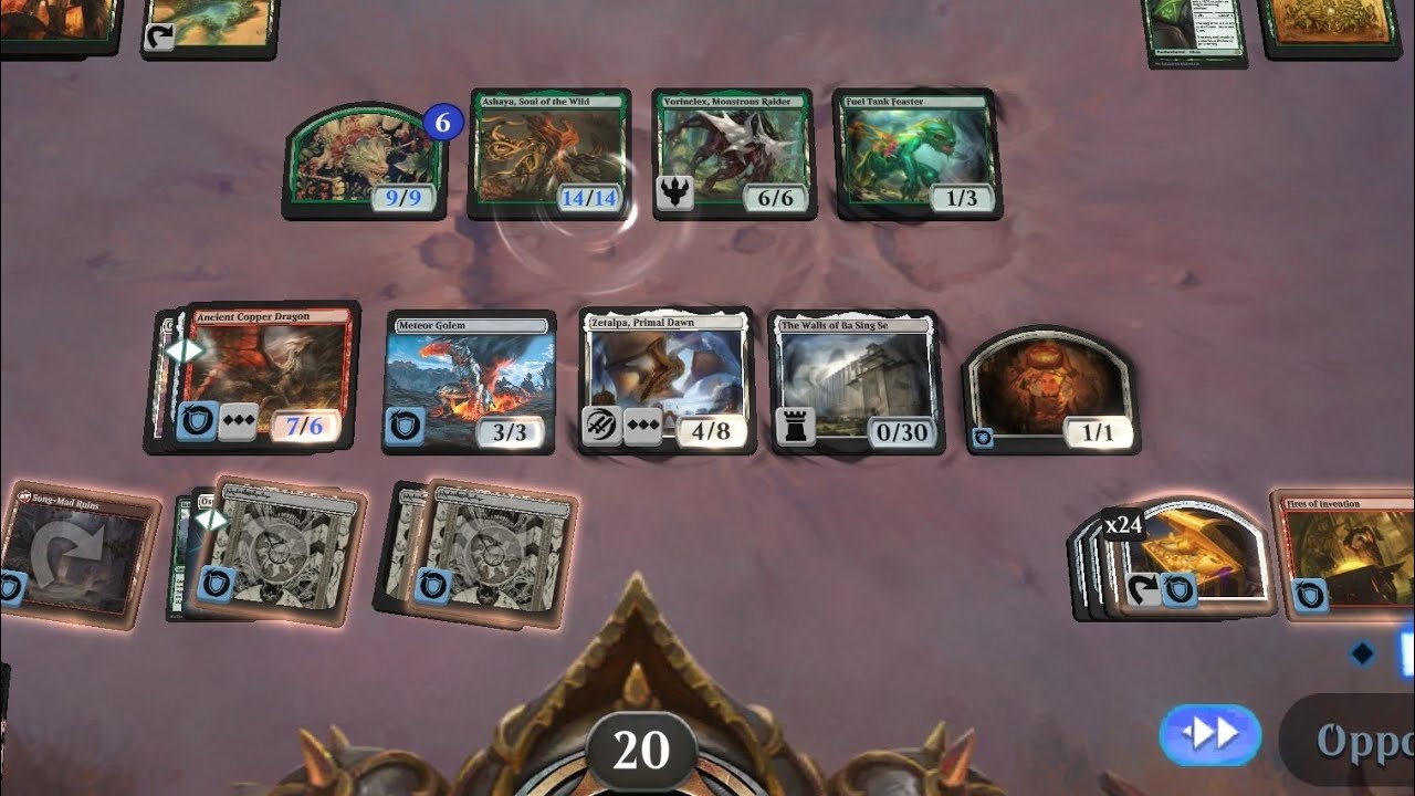 Ep880: CorrieaBorosTokens deck vs mono green deck. Platinum ranked Historic MTGA
