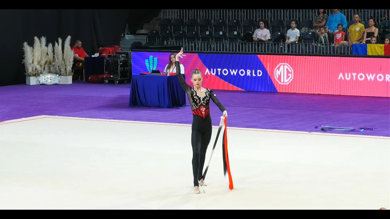 Taisiia Onofriichuk Ribbon Final 28,000 🥇 - World Challenge Cup Cluj-Napoca 2026