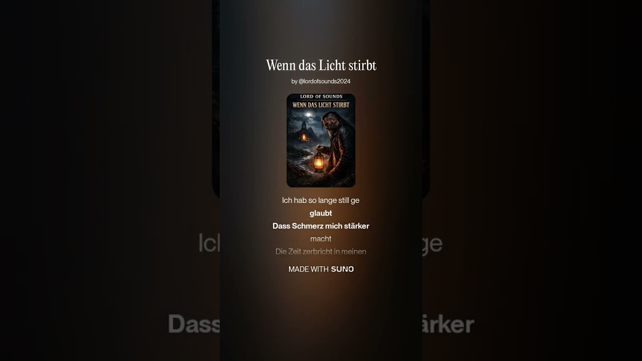 🌑 Wenn das Licht stirbt – Lord of Sounds | Ein Lied aus der Dunkelheit @LordofSounds2024