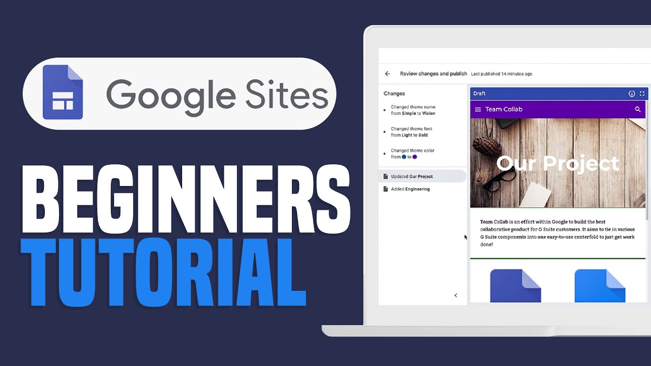 Google Sites Beginner's Guide 2025 |  Basic Tutorial (2025)