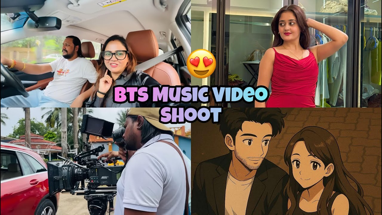 BTS Bindass Kavya Music video Shoot