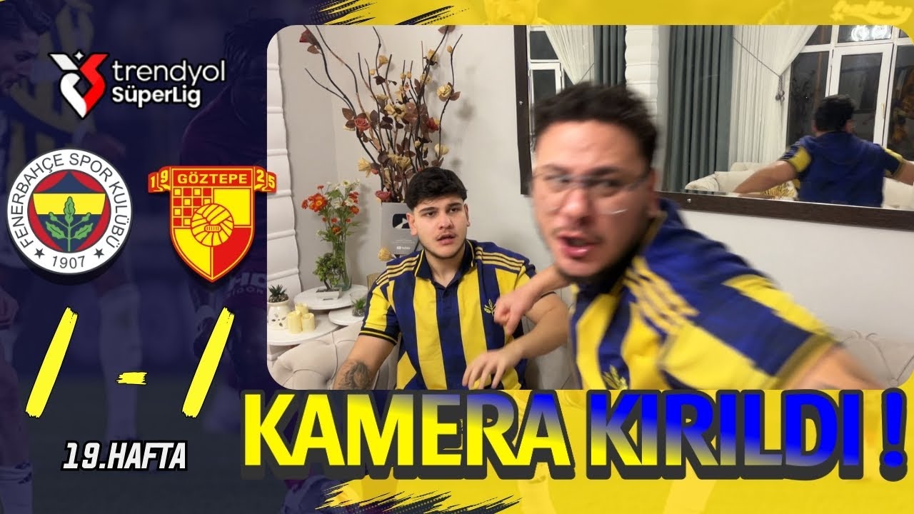 FANATİK 2 KARDEŞ FENERBAHÇE GÖZTEPE MAÇINI İZLERSE - FENERBAHÇE 1-1 GÖZTEPE