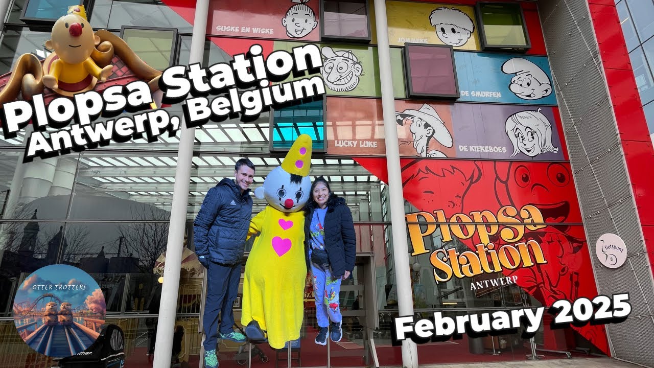Our Visit to Plopsa Station in Antwerp, Belgium - February 2025