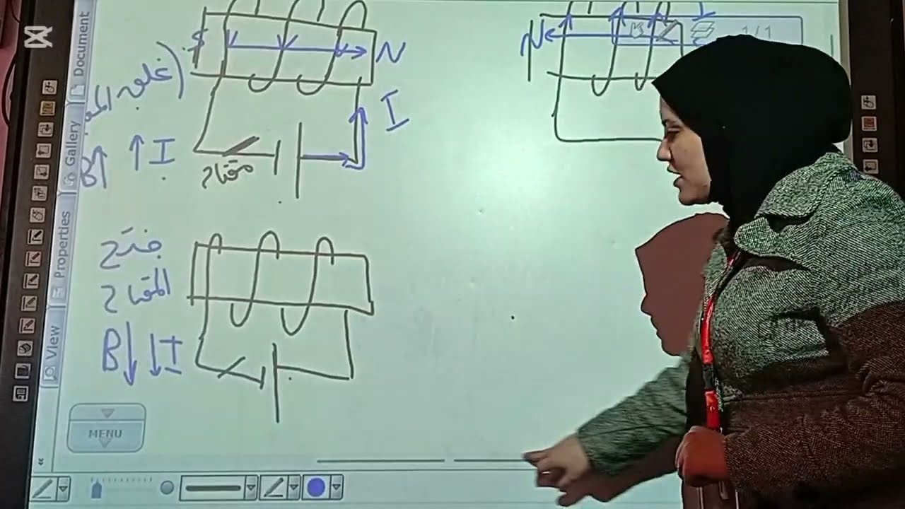 الحث الكهرومغناطيسي الحصة الأولى(تجربة فاراداي) 