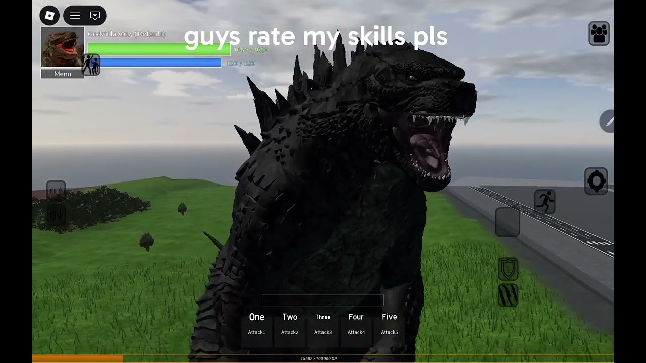 Rate my Godzilla 2014 skills on Age Of Titans Roblox!