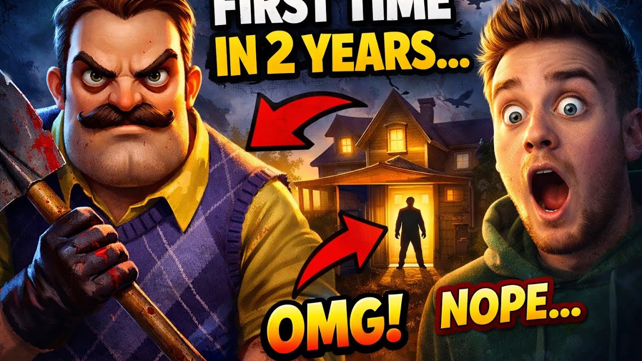 Playing Hello Neighbour For The First Time In 2 Years 