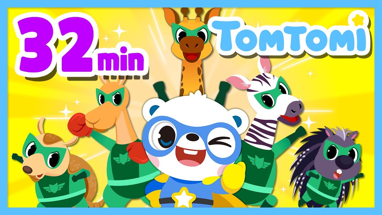 💥Unusual Animal Songs Compilation | Animal Kids Songs | Nursery rhymes #TOMTOMI