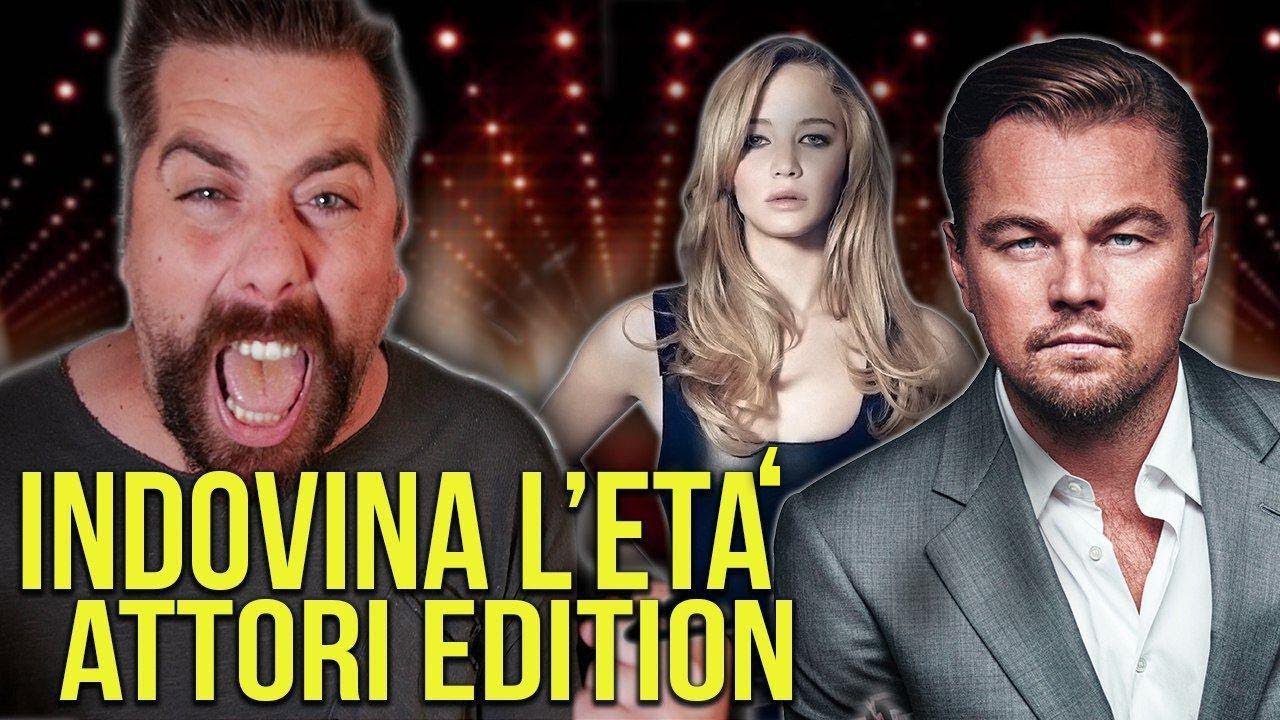INDOVINA L'ETA' CHALLENGE - ATTORI EDITION - SFIDA EPICA !