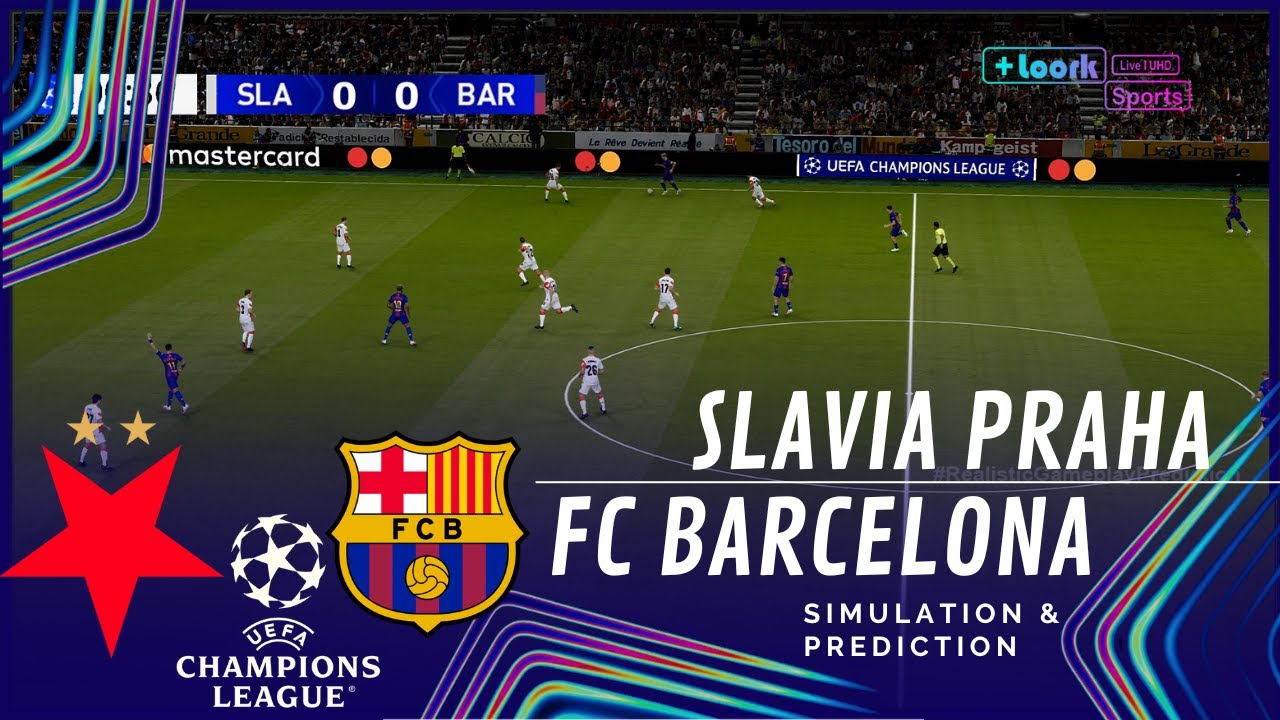 Slavia Prague vs. Barcelona | UEFA Champions League 2026 | Full Match Simulation/Prediction