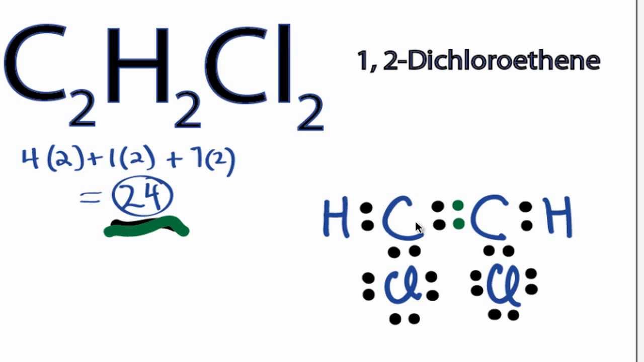 C2H2Cl2 Lewis Structure: How to Draw the Lewis Structure for C2H2Cl2.