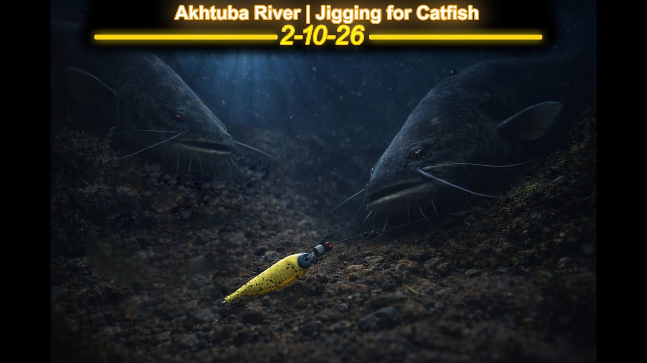 Рыбалка в России, река Ахтуба | Джиговая ловля сома 2-10-26