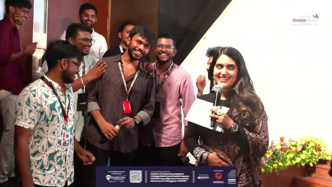 Anchor With Students Intraction at Merupule Merupule Song Launch Event Live | Shreyas Media