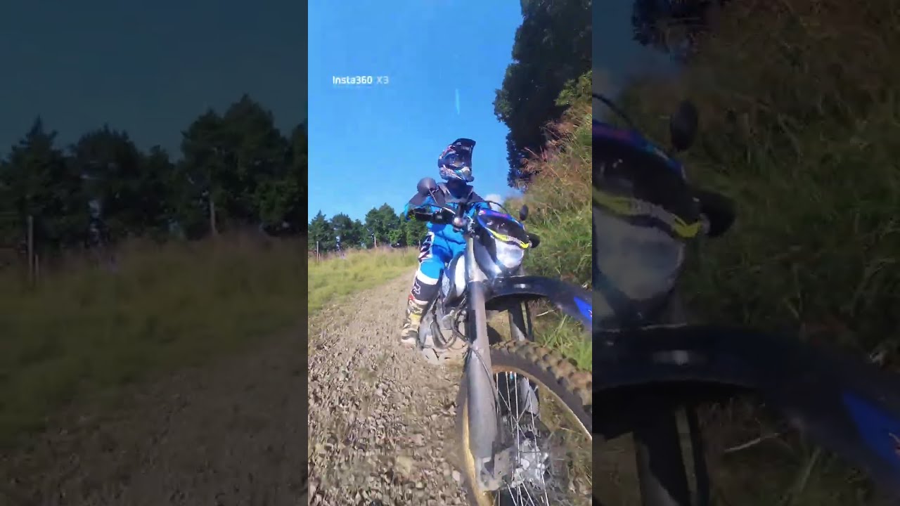 虎ヶ峰坂泰線  360°カメラ　爽快フラット林道#林道#automobile #林道ツーリング#xr250 