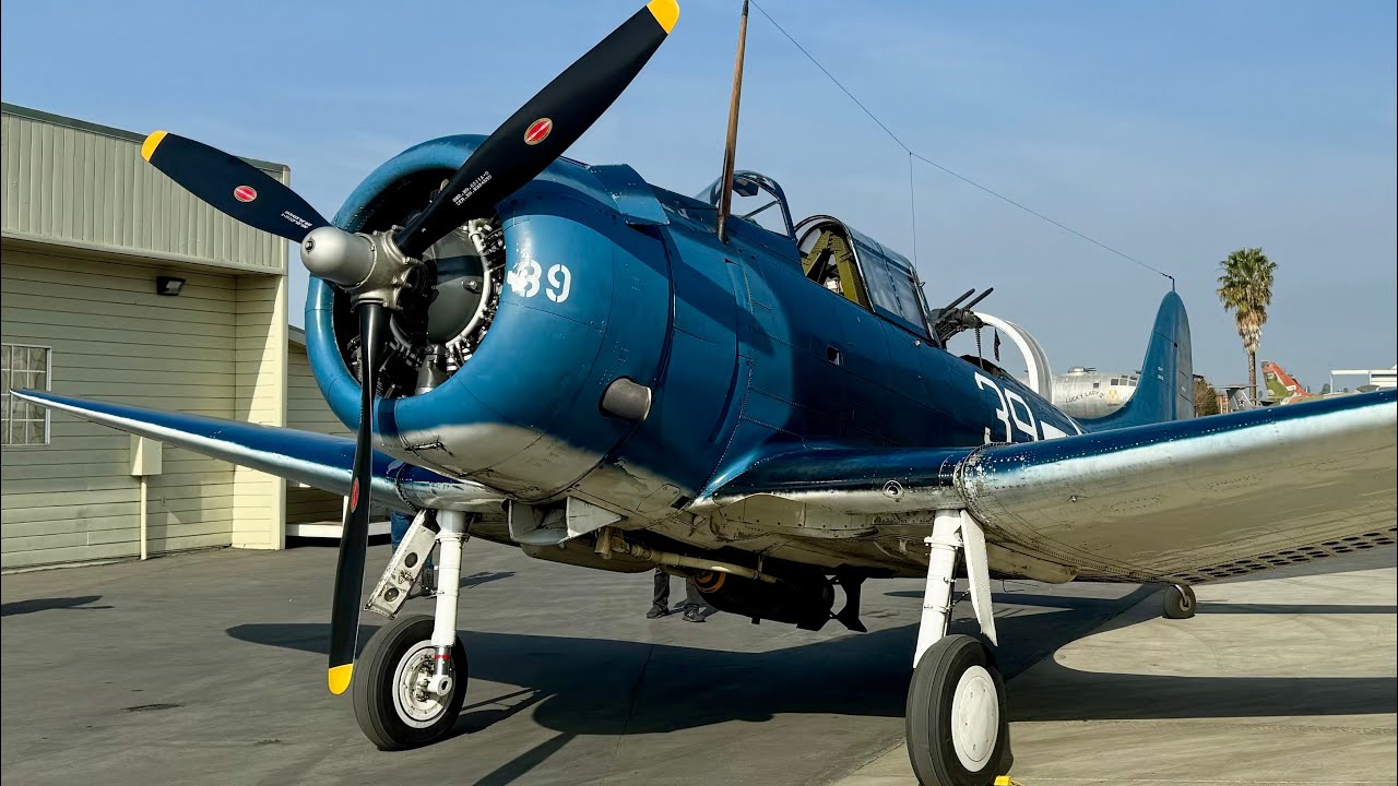 Planes Of Fame Air Museum’s Douglas SBD-5 Dauntless Flying Demo #planesoffame #warbirds #museum
