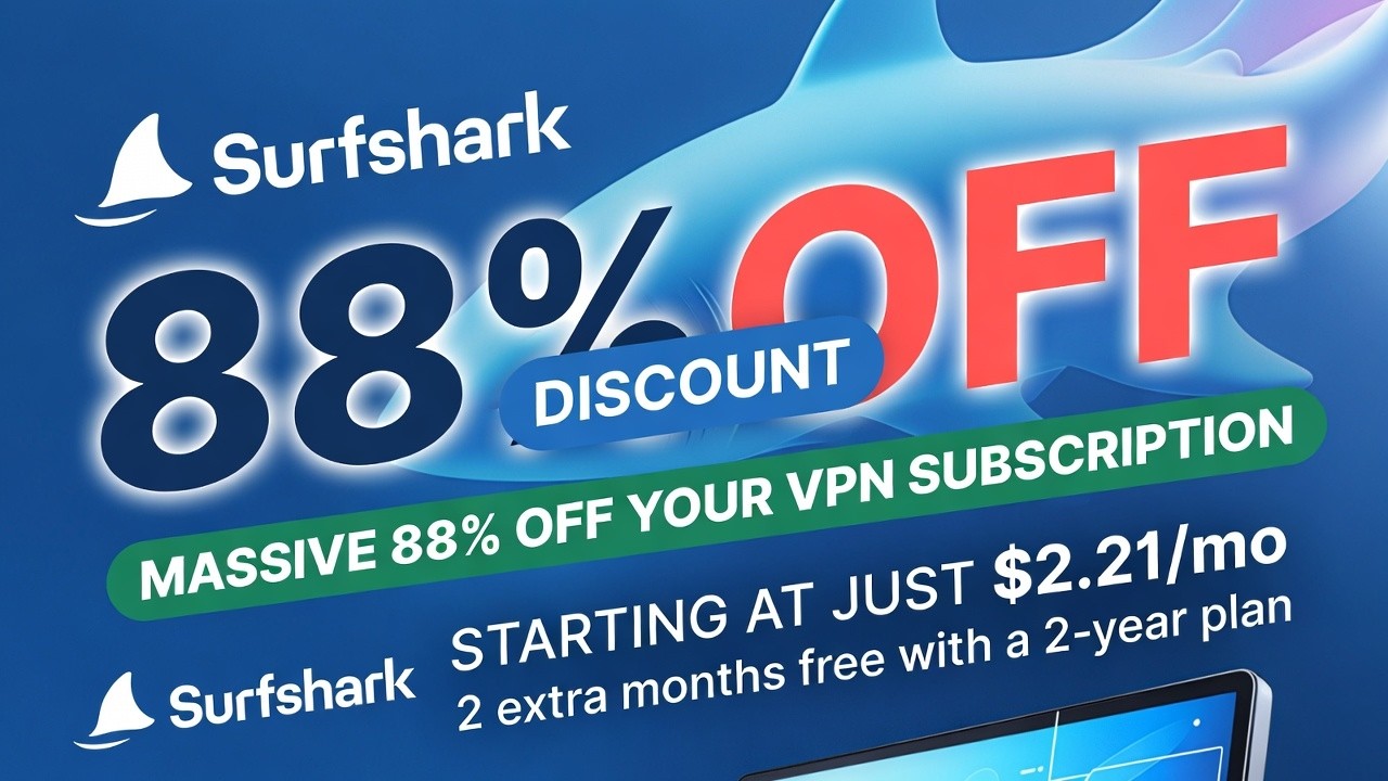 VPN Explained: Unlock the Power of Surfshark with an 88% Discount!