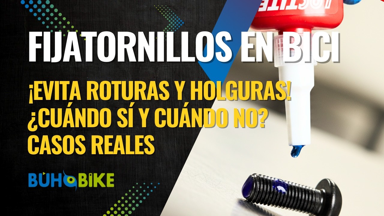 Dónde usar fijador de roscas en tu bici (y dónde jamás)