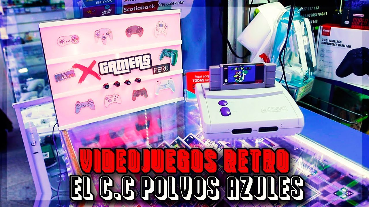 ¡X GAMES PERU! VIDEOJUEGOS RETRO EN EL C.C. POLVOS AZULES. ---PRECIOS PARA TODOS LOS BOLSILLOS----