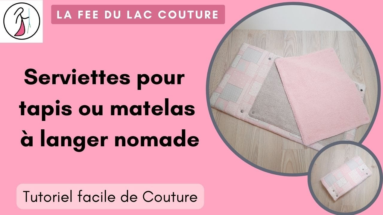 tutoriel de couture facile : serviettes pour matelas à langer