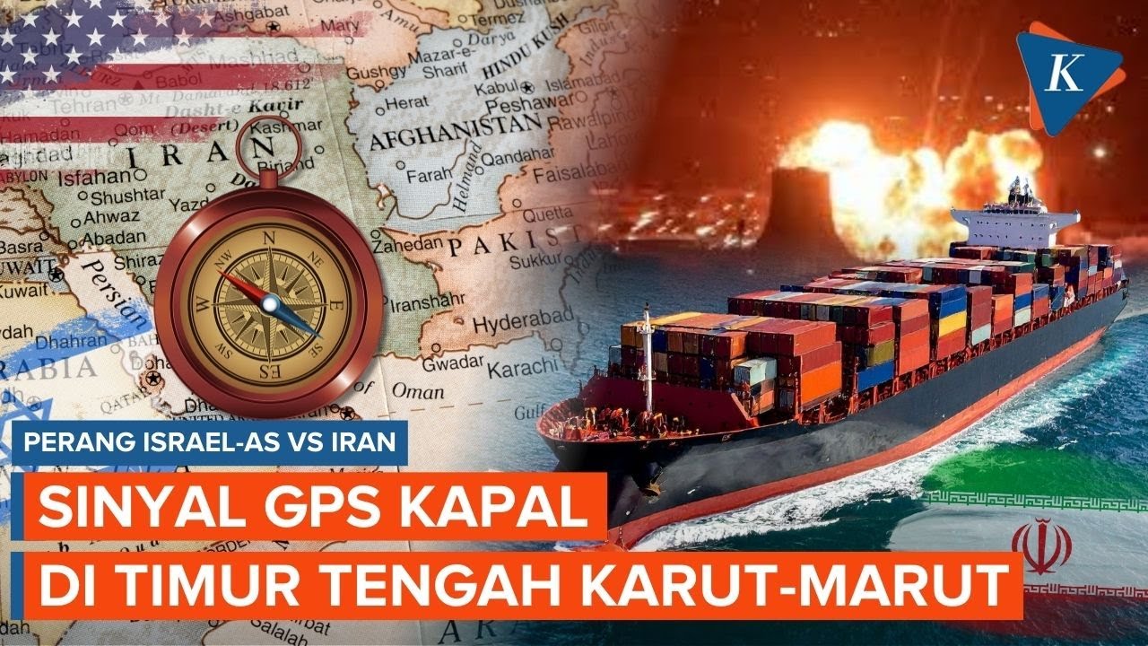 Navigasi Kapal di Timur Tengah Karut Marut gara-gara Perang Iran