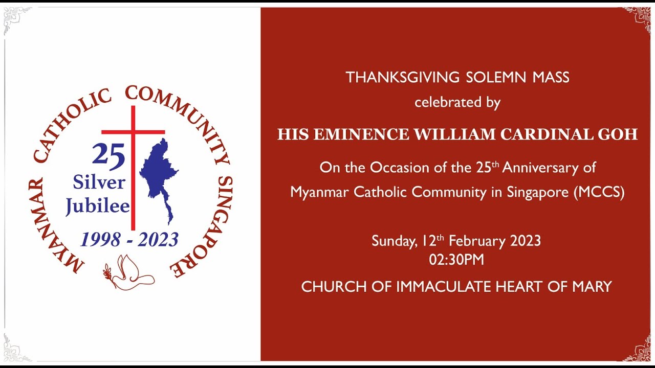 Myanmar Catholic Community Thanksgiving Mass 2023