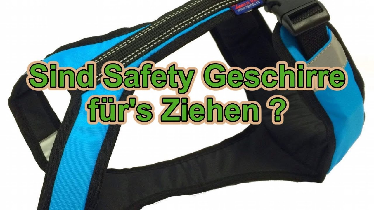 Hundegeschirre - Vorsicht - Safety Geschirre sind keine Zuggeschirre / Zughundesport / Nature Trails