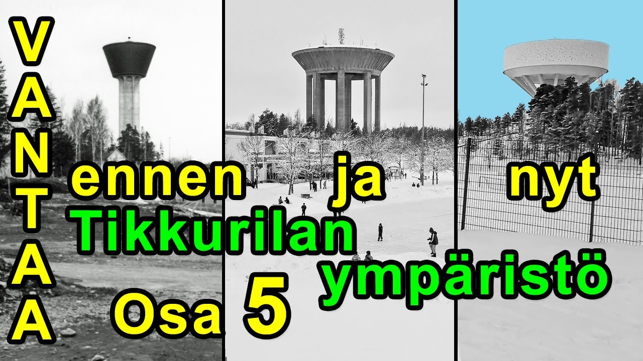 Vantaa, Tikkurilan ympäristö, osa 5 -Vanhoja kuvia, Ennen vs. Nyt / Old pictures Before vs. Now. 029