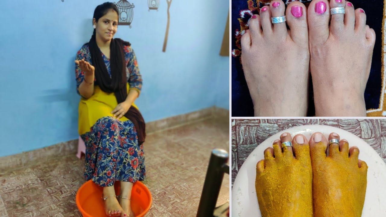 Parlour போக மாட்டேன்☺️ | Unbelievable result at home | Pedicure at home tamil