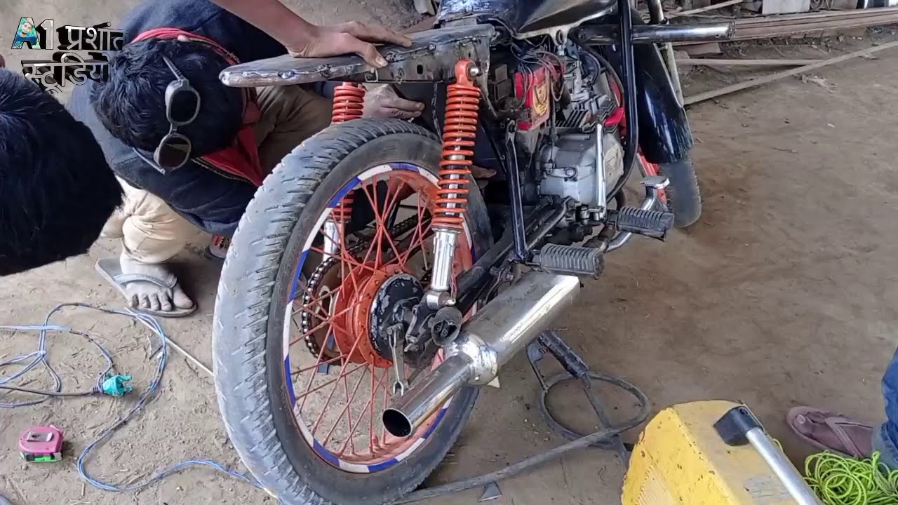 #Splender #bike ke #cafe racer Kaise banaen purana purana  Splendor ko naya banaye vlog