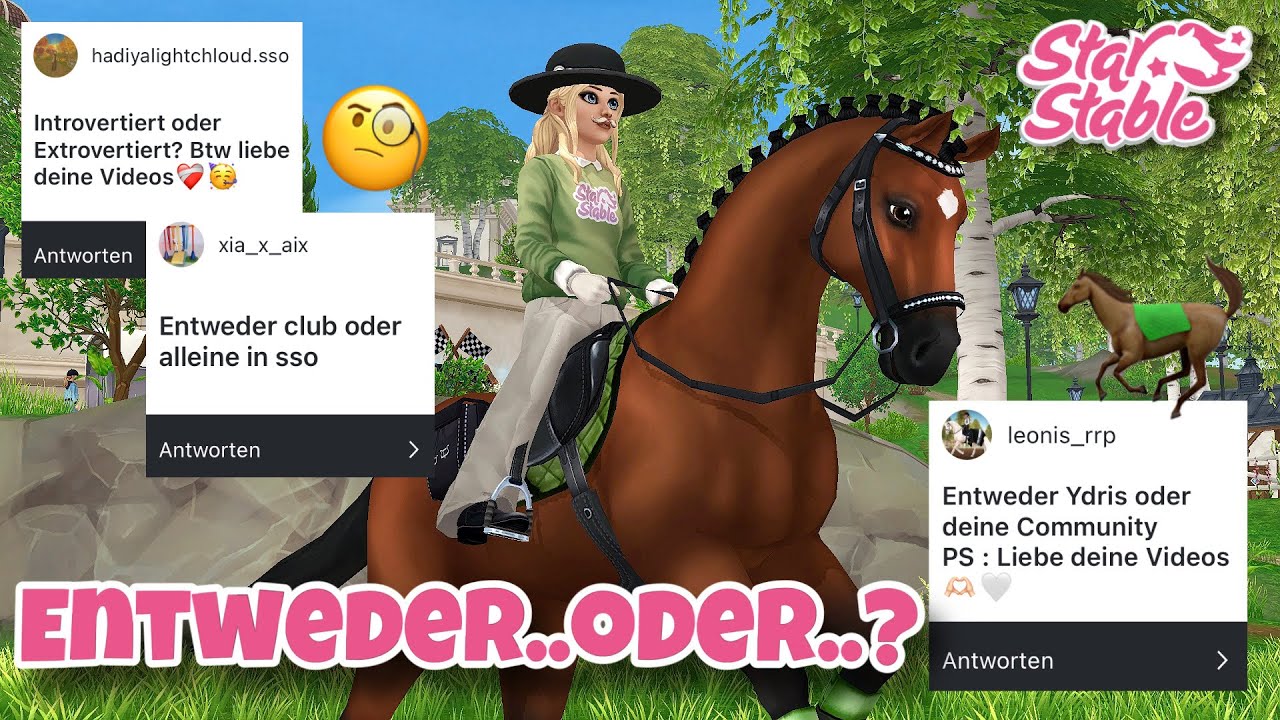 Entweder…oder…?🫣 Eure Fragen!🥳 // Star Stable Training Time🐎