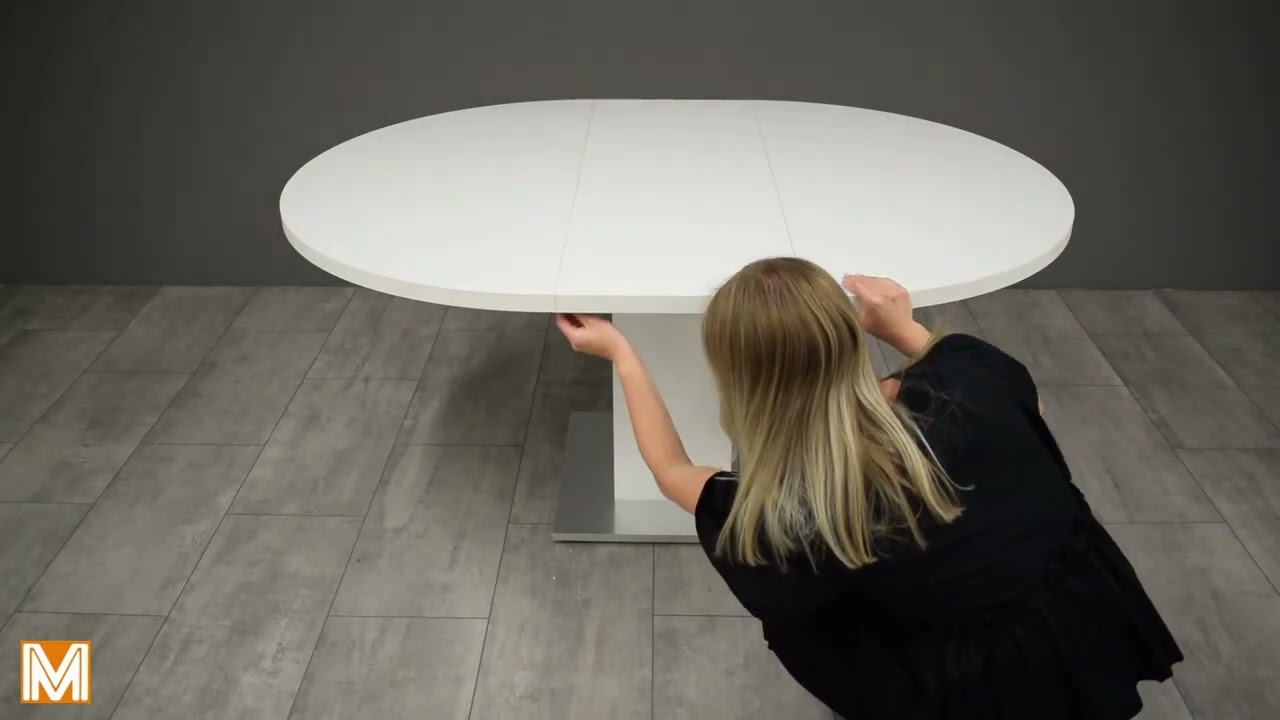 Big System Esstisch in Runder Form mit Auszug - Storado.de - MGfV mbH - Babyzimmer und Wohnmöbel